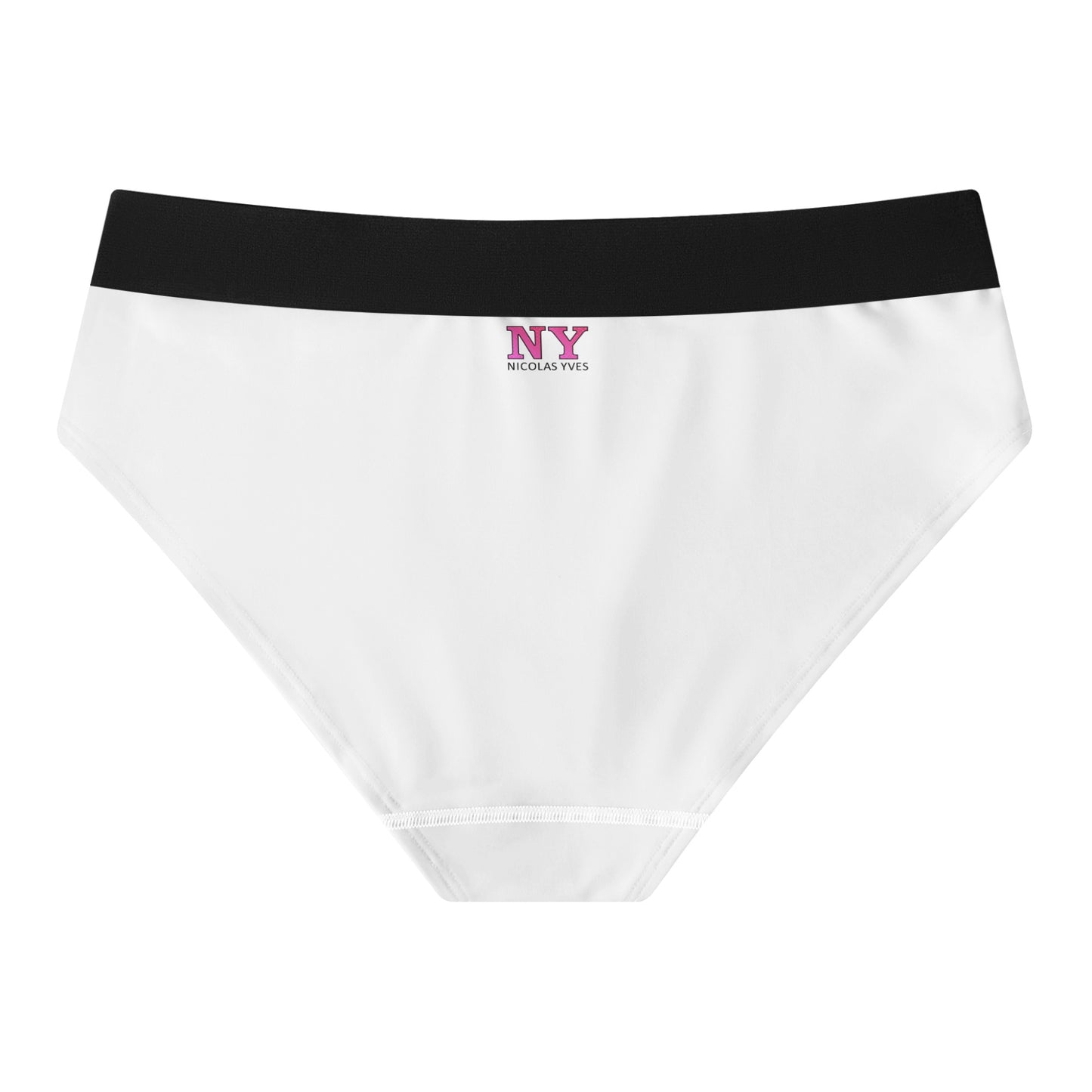 La P'tite Culotte Enchantée Chattananas NY de Nicolas Yves™ - La Simple Blanche Effet Rouge Fuchsia