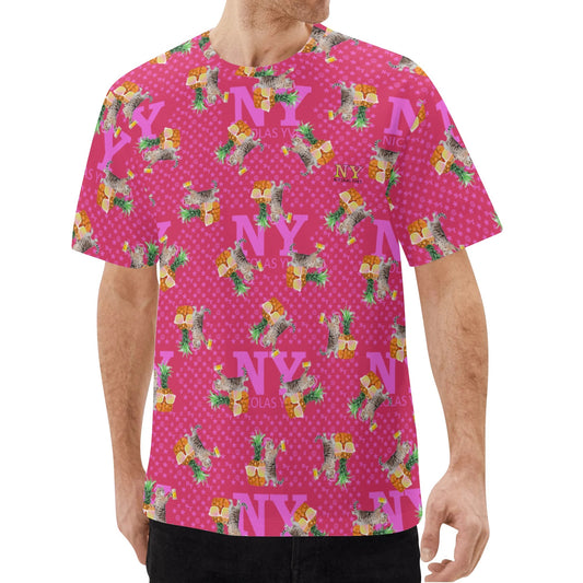 Le T-shirt Teufeur - Rose Kitsch - NY de Nicolas Yves