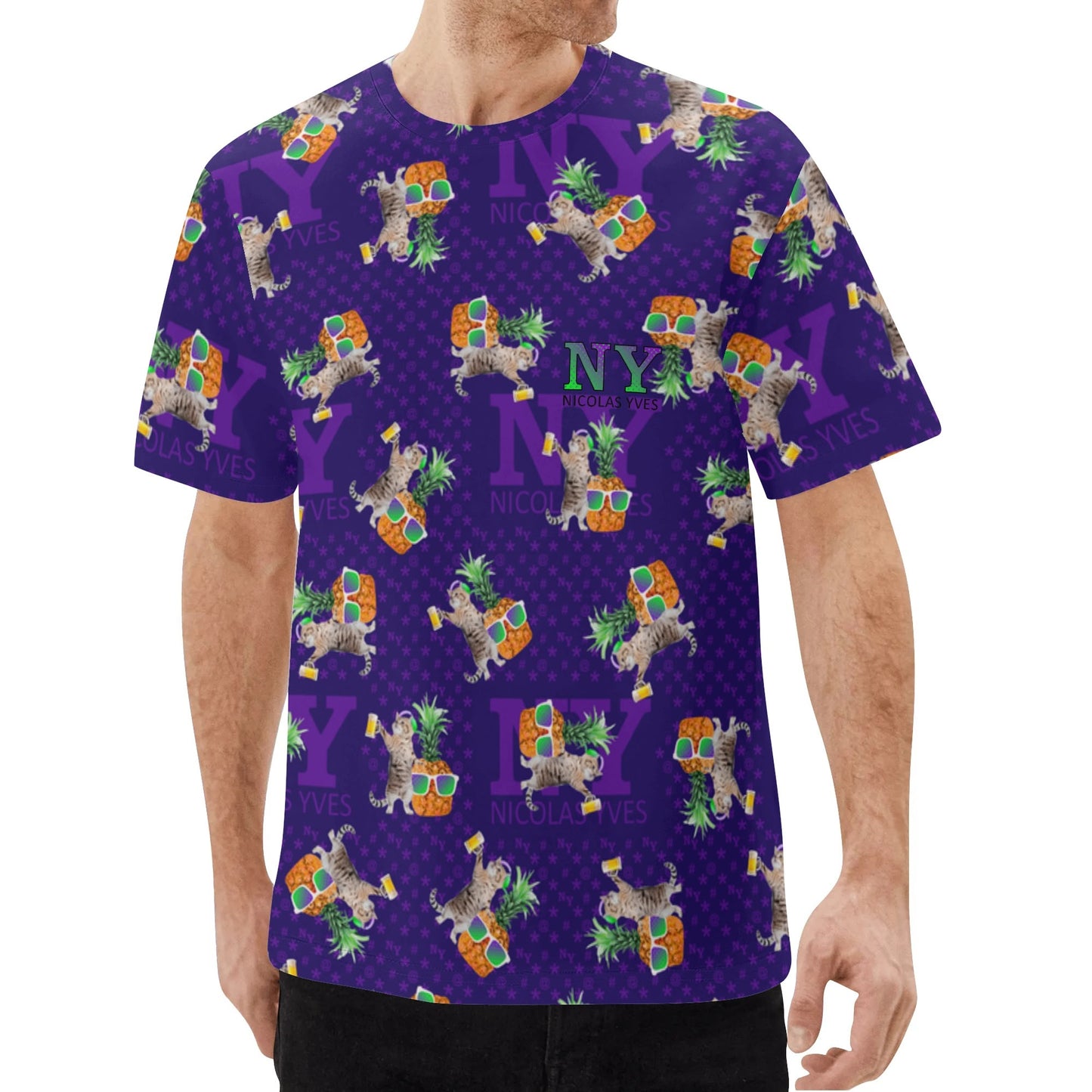 Le T-shirt Teufeur - Violet - NY de Nicolas Yves