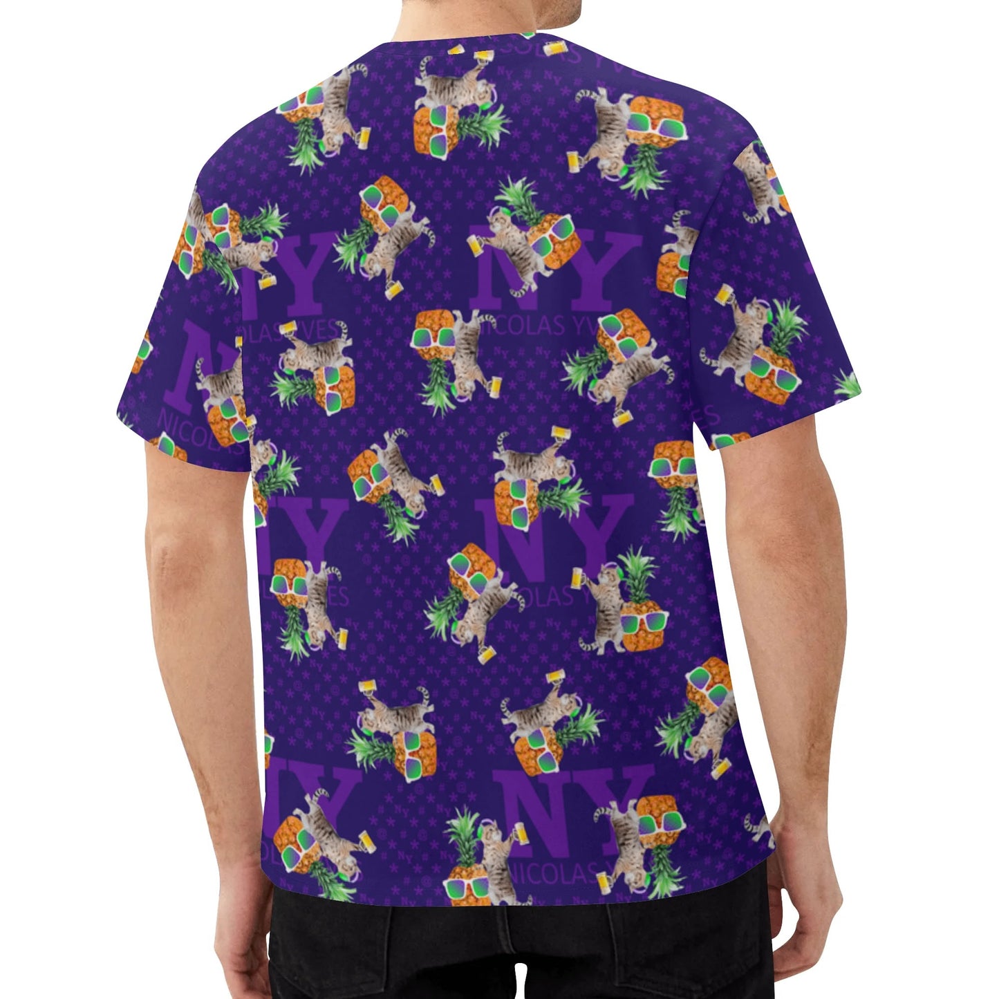 Le T-shirt Teufeur - Violet - NY de Nicolas Yves