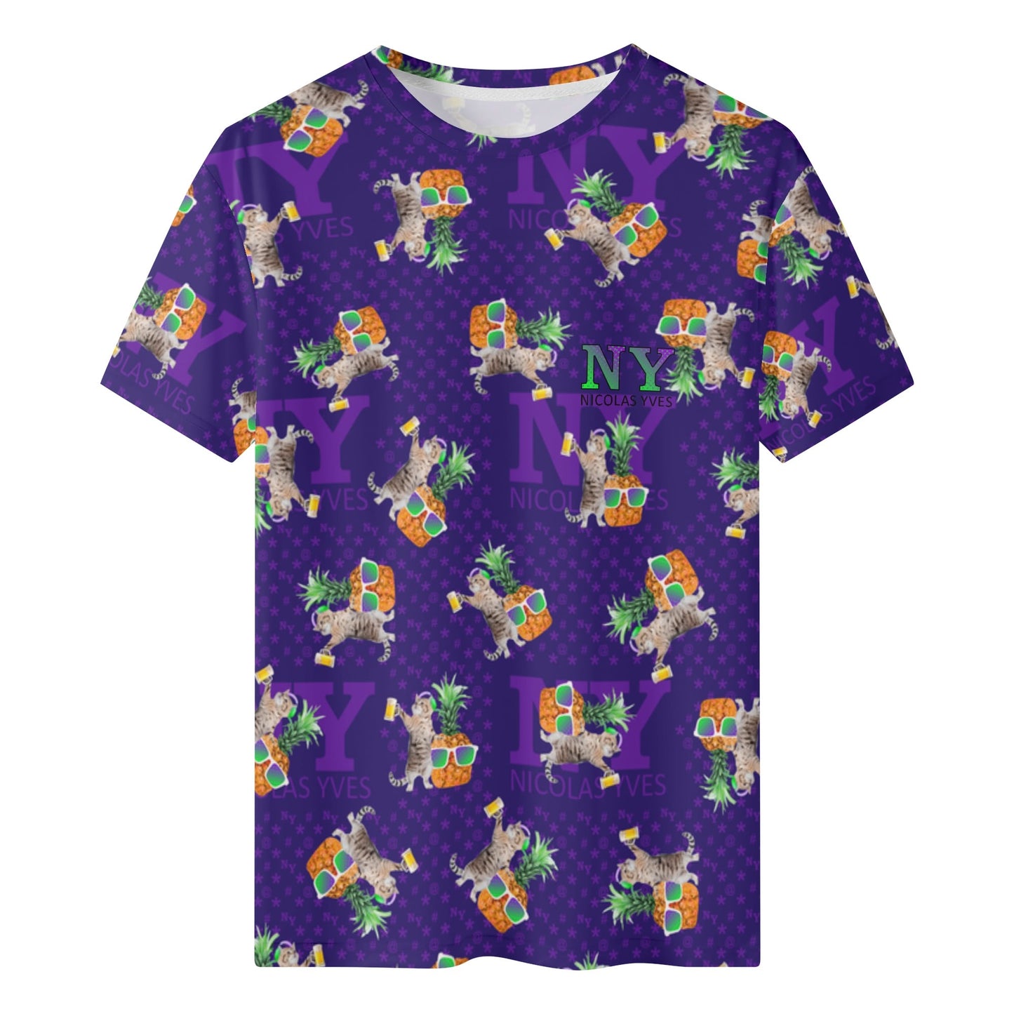 Le T-shirt Teufeur - Violet - NY de Nicolas Yves