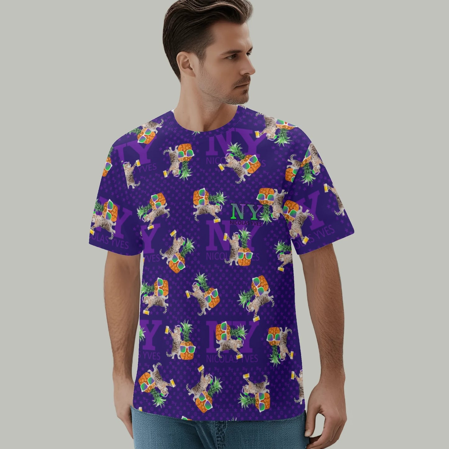 Le T-shirt Teufeur - Violet - NY de Nicolas Yves