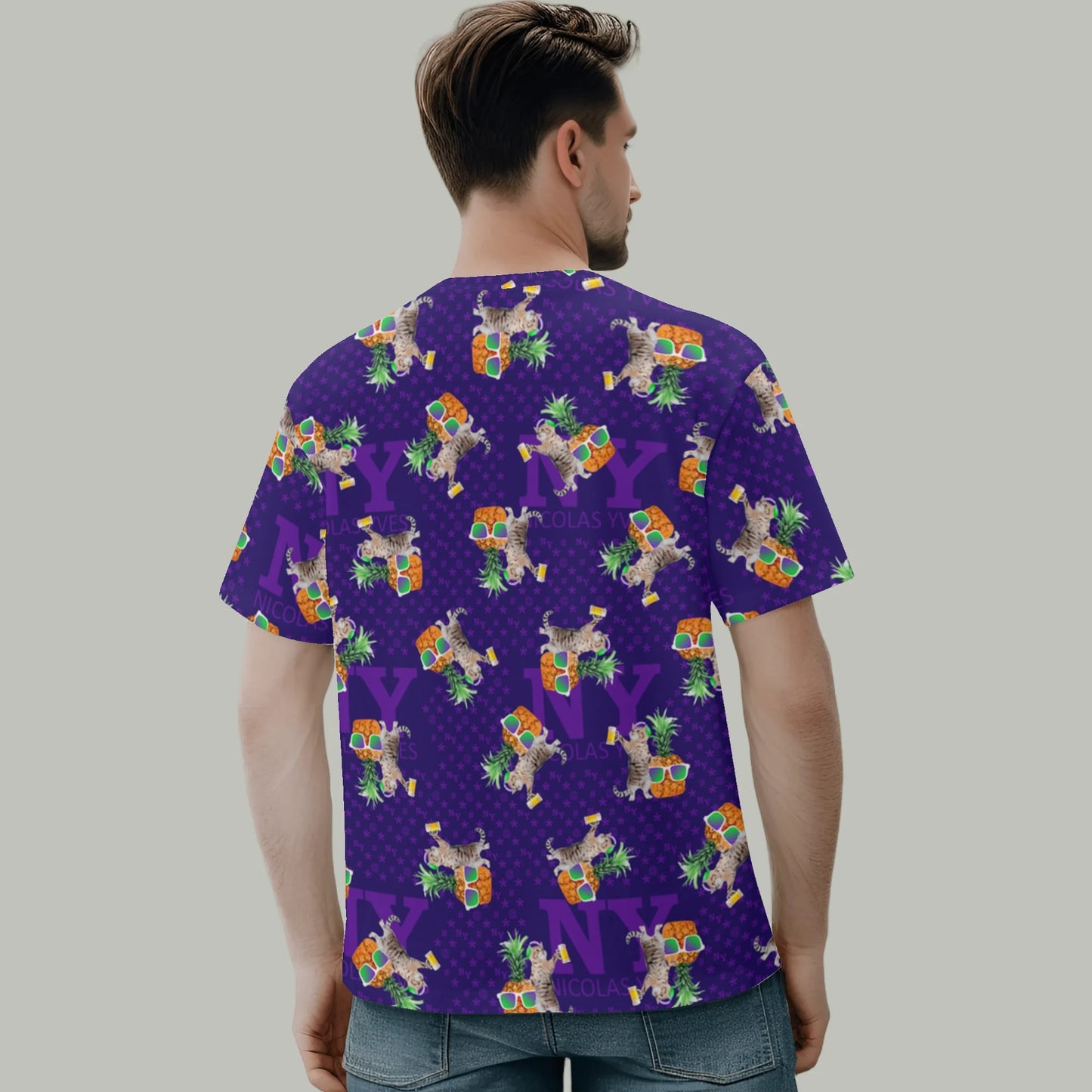 Le T-shirt Teufeur - Violet - NY de Nicolas Yves