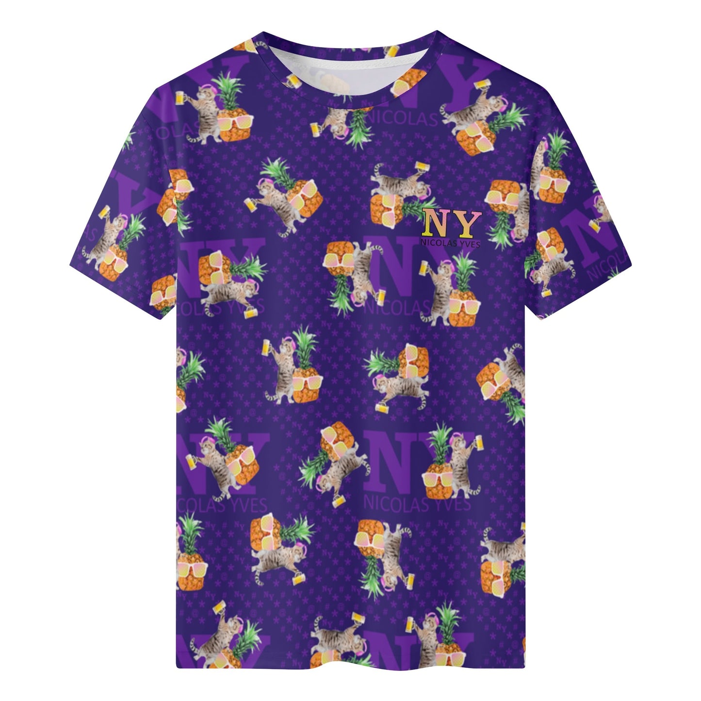 Le T-shirt Teufeur - Violet - NY de Nicolas Yves