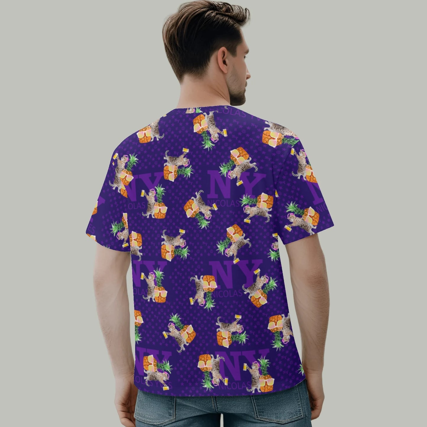 Le T-shirt Teufeur - Violet - NY de Nicolas Yves