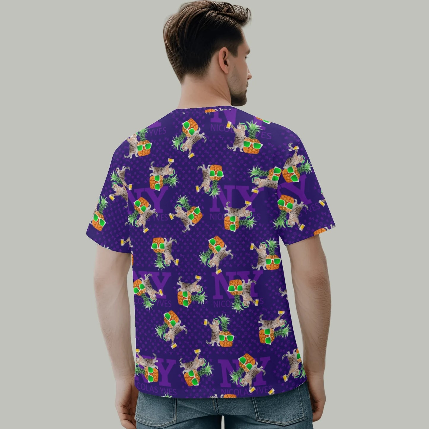 Le T-shirt Teufeur - Violet - NY de Nicolas Yves