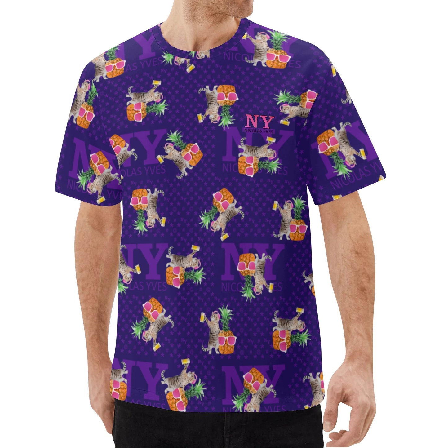 Le T-shirt Teufeur - Violet - NY de Nicolas Yves