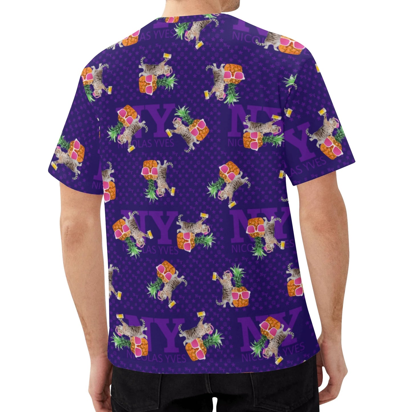 Le T-shirt Teufeur - Violet - NY de Nicolas Yves