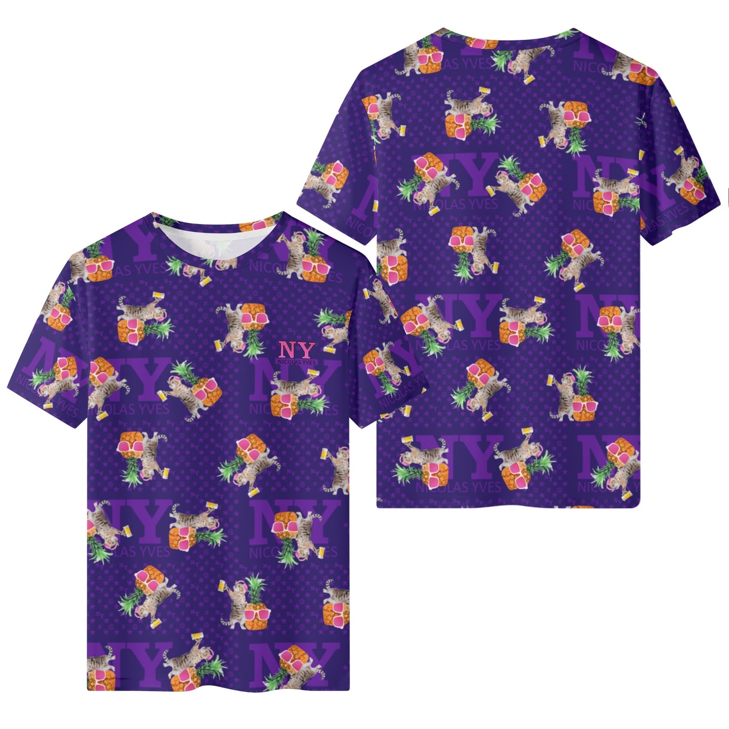 Le T-shirt Teufeur - Violet - NY de Nicolas Yves