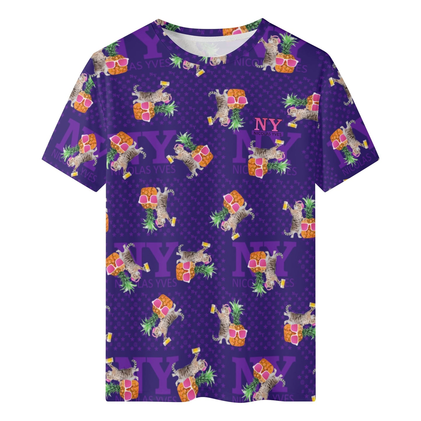 Le T-shirt Teufeur - Violet - NY de Nicolas Yves