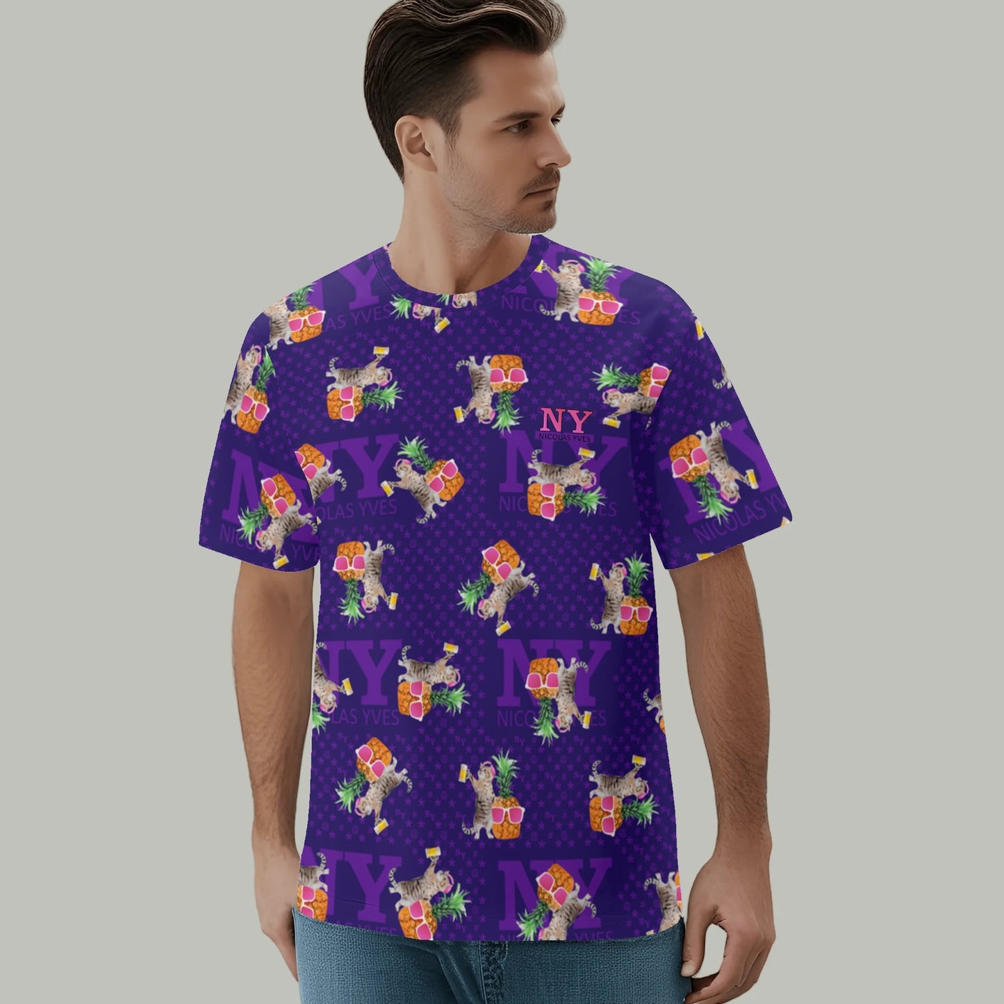 Le T-shirt Teufeur - Violet - NY de Nicolas Yves