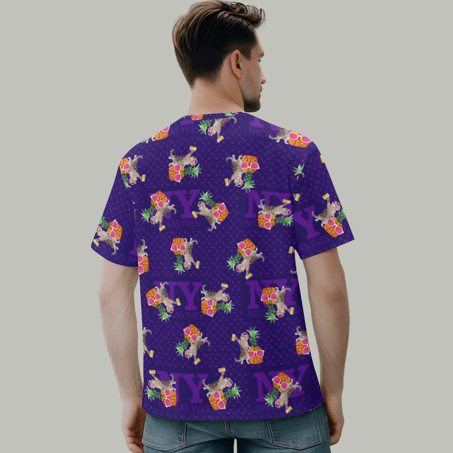 Le T-shirt Teufeur - Violet - NY de Nicolas Yves