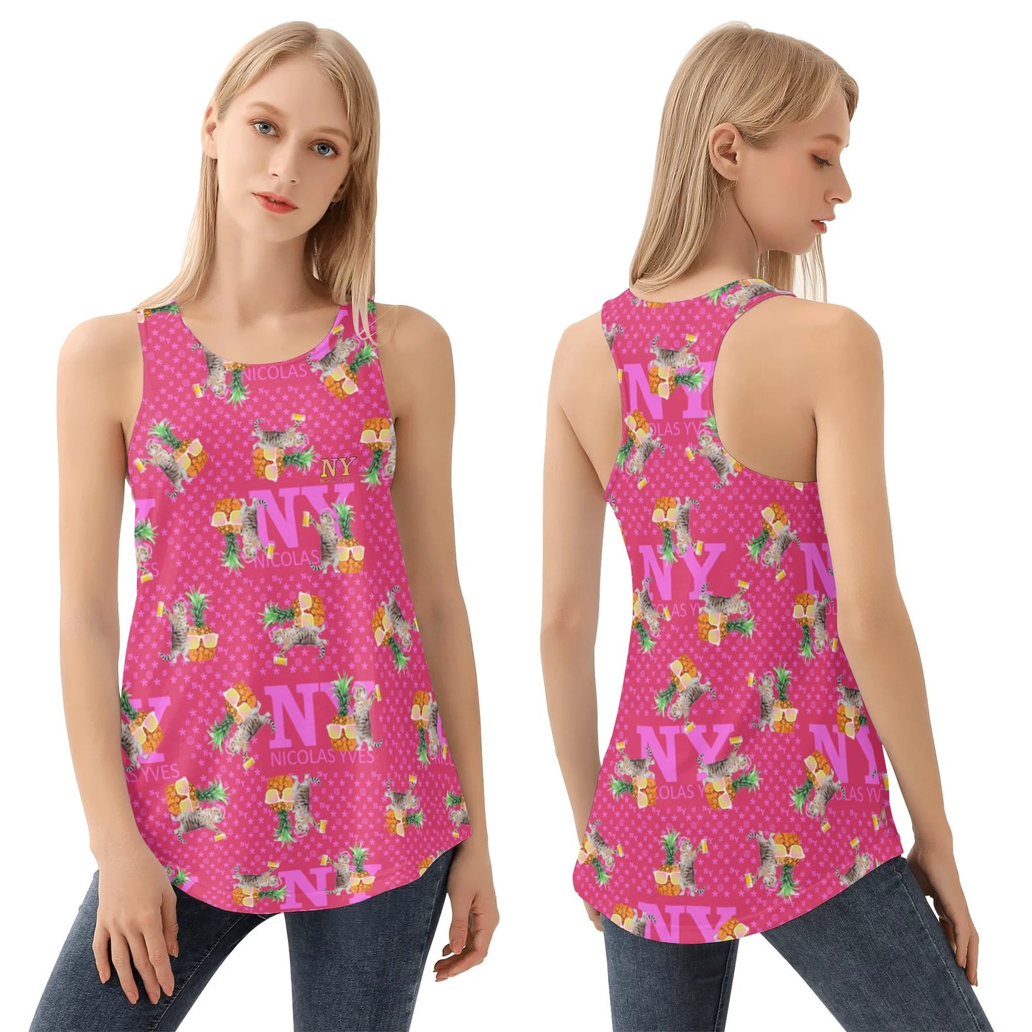 DÉBARDIEUSE TEUFEUSE NY de Nicolas Yves™ - Rose