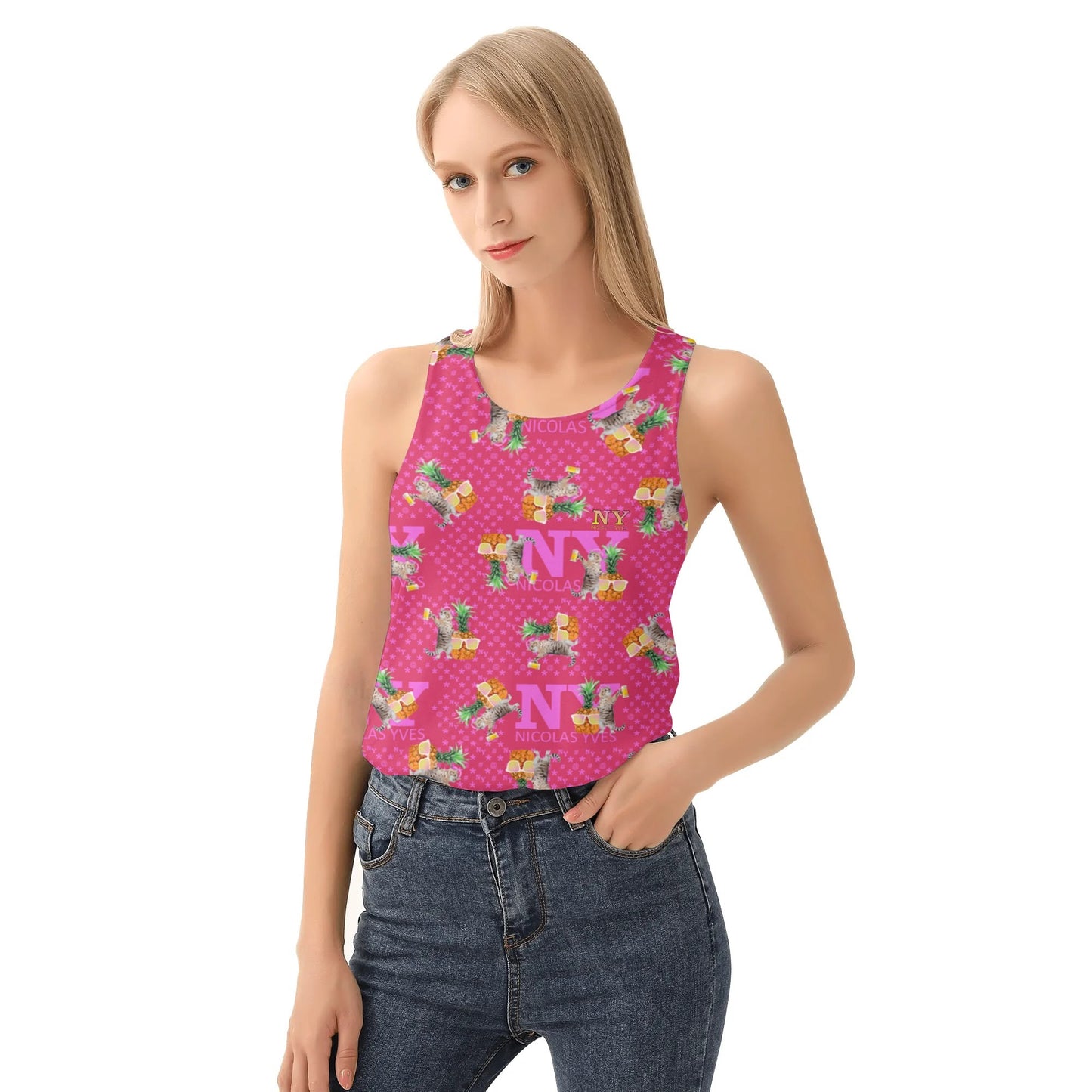 DÉBARDIEUSE TEUFEUSE NY de Nicolas Yves™ - Rose