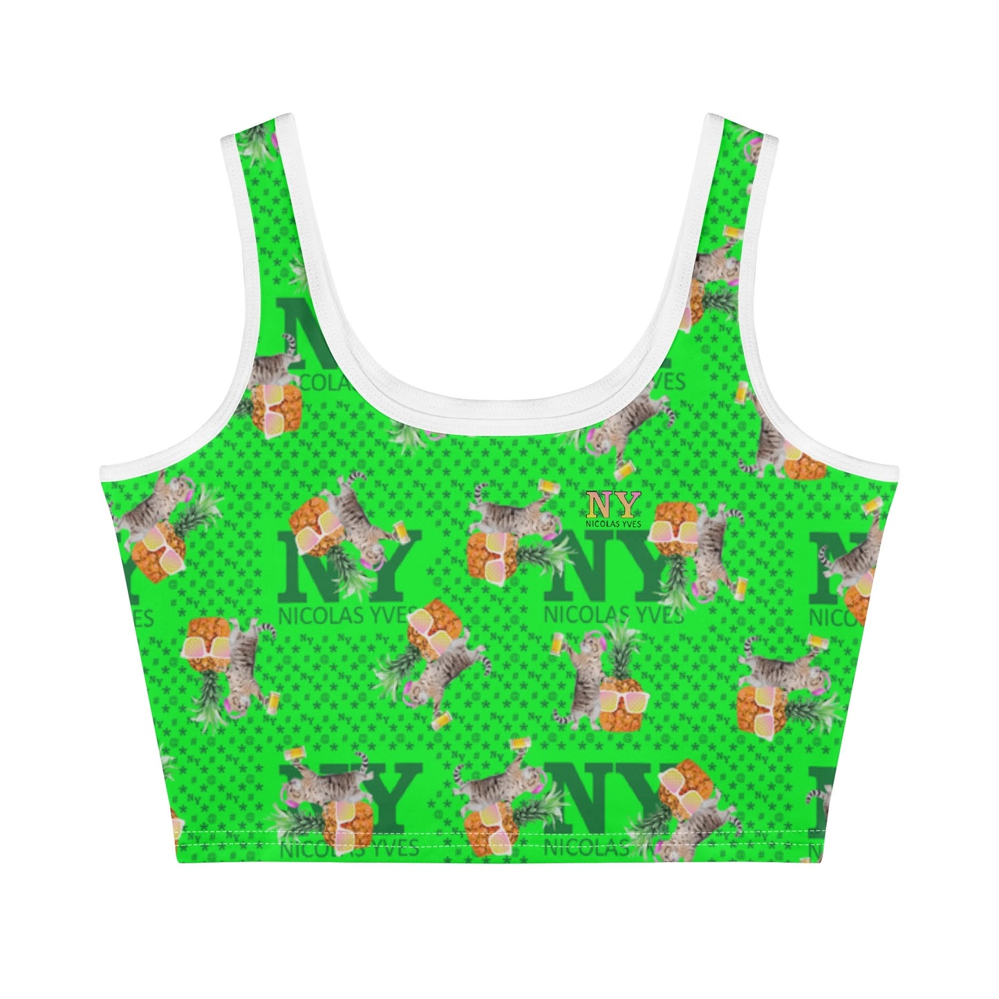 Le Top Crop Top NY de Nicolas Yves - Vert