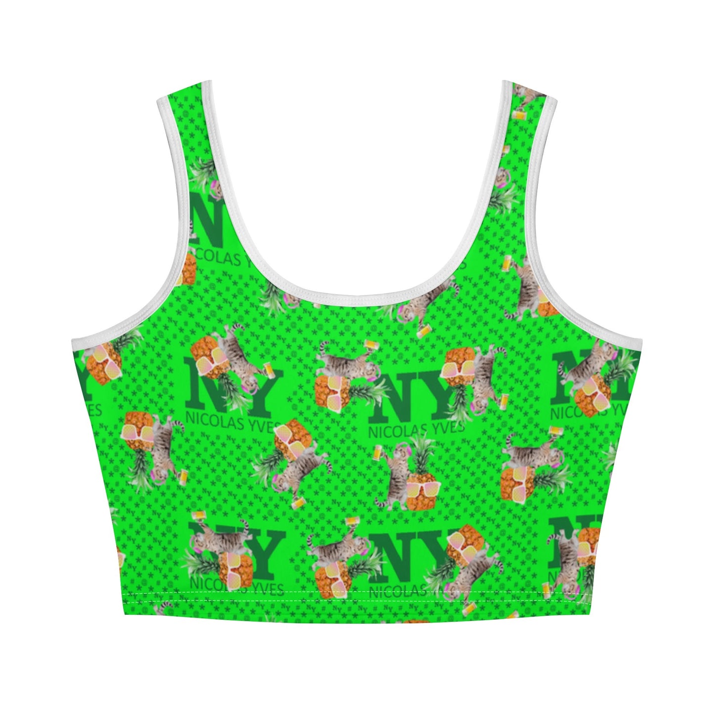 Le Top Crop Top NY de Nicolas Yves - Vert