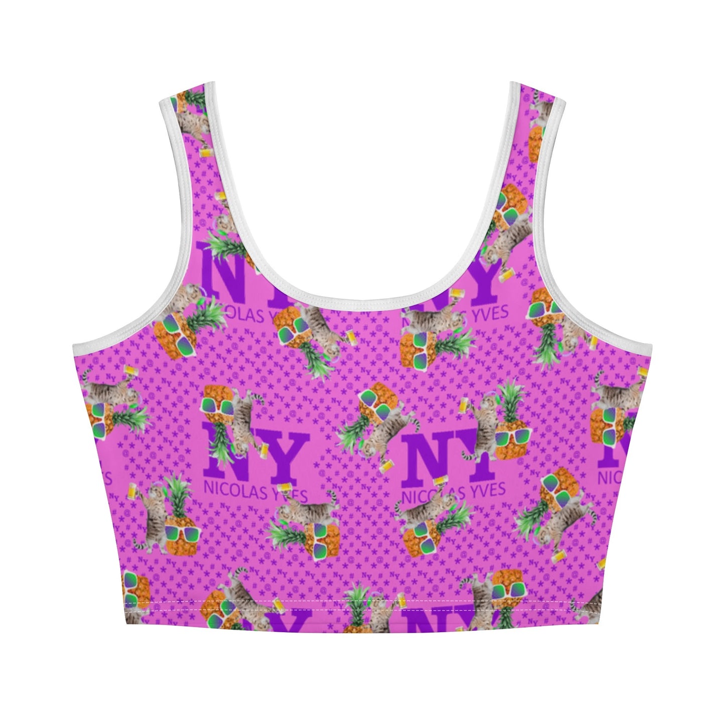 Le Top Crop Top NY de Nicolas Yves - Rose Bubblegum