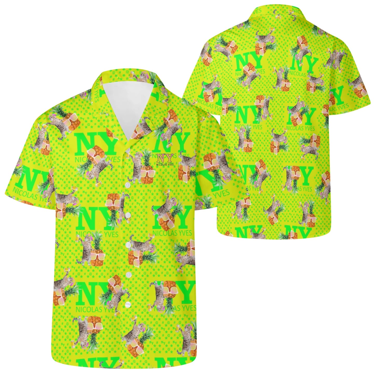 La Chemise Hawaïenne NY de Nicolas Yves™ - Jaune