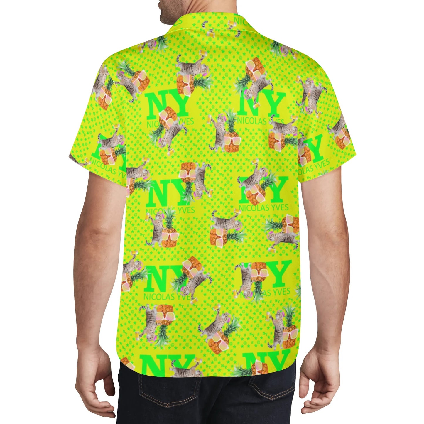La Chemise Hawaïenne NY de Nicolas Yves™ - Jaune