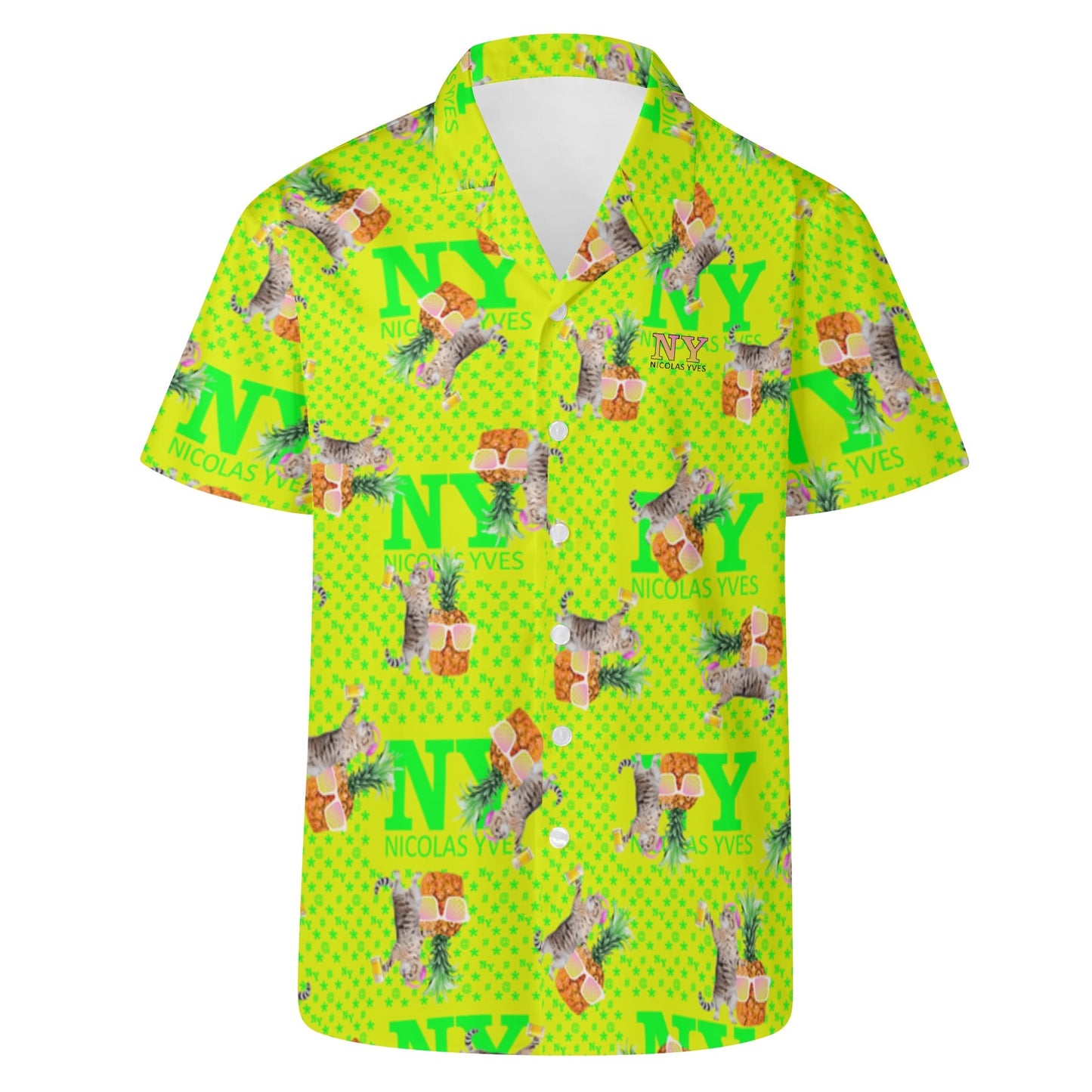 La Chemise Hawaïenne NY de Nicolas Yves™ - Jaune