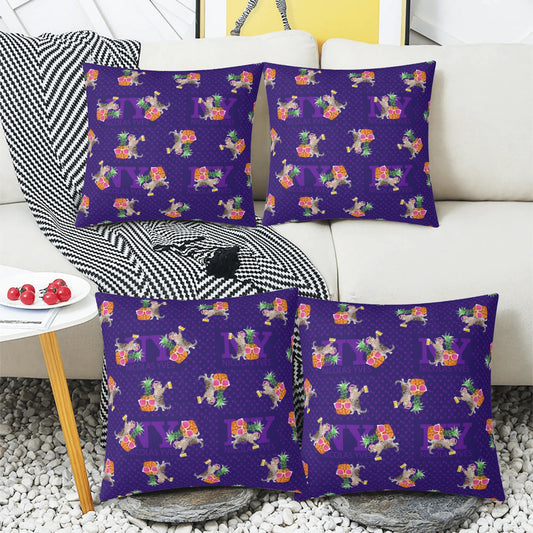 4 HOUSSES DE COUSSIN NY de Nicolas Yves™  - Violet