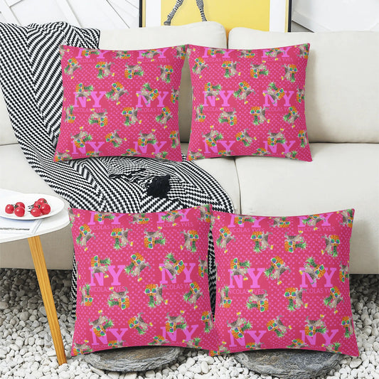 4 HOUSSES DE COUSSIN NY de Nicolas Yves™  - Rose