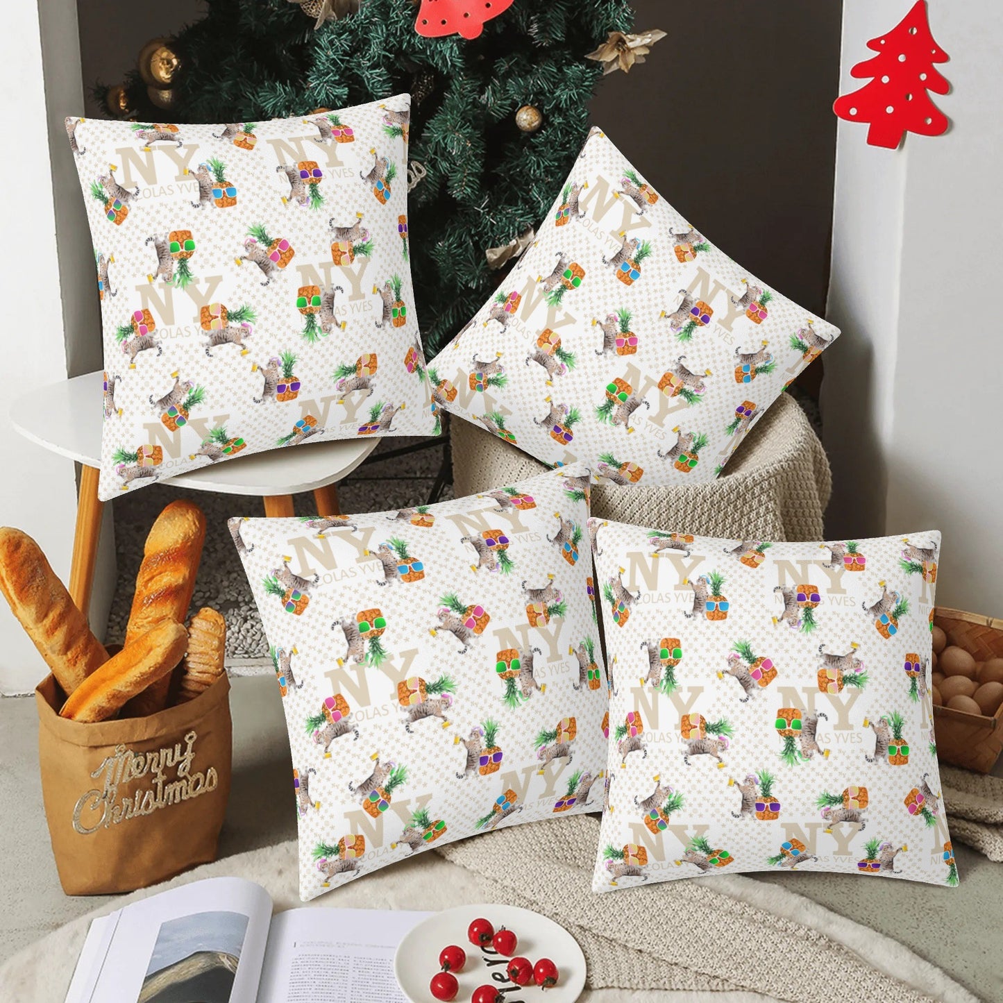 4 HOUSSES DE COUSSIN NY de Nicolas Yves™ - Blanc