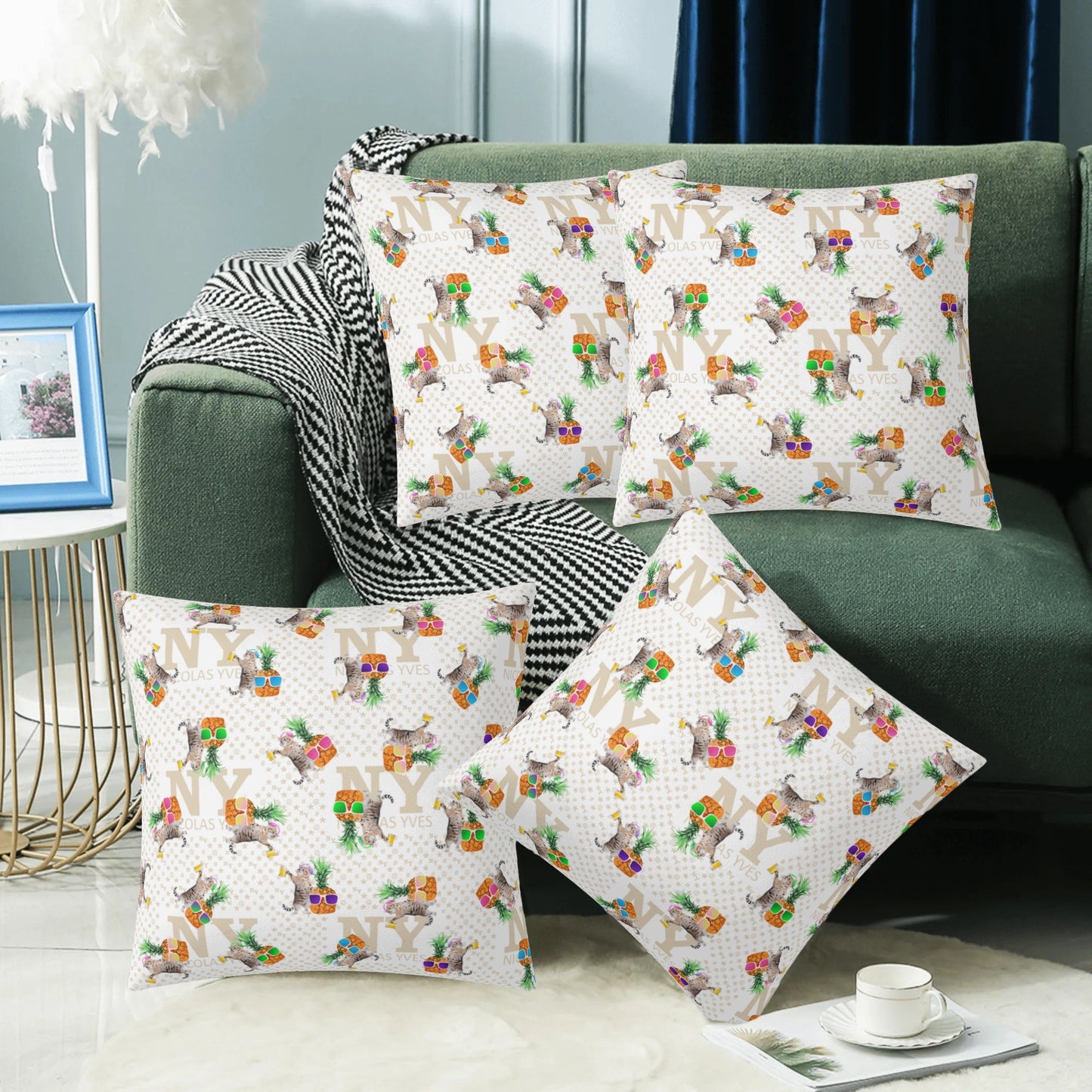 4 HOUSSES DE COUSSIN NY de Nicolas Yves™ - Blanc