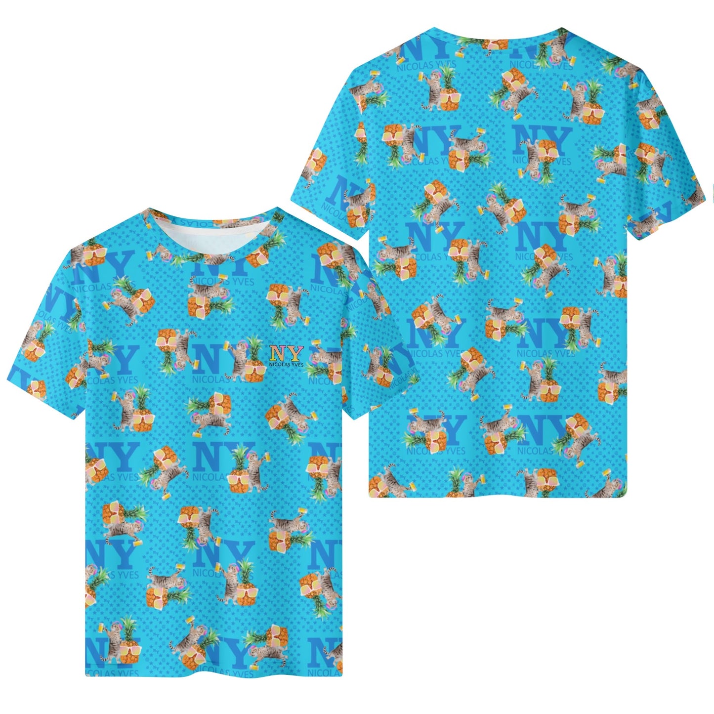 Le T-Shirt Teufeur Bleu Kitsch