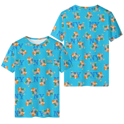 Le T-Shirt Teufeur Bleu Kitsch