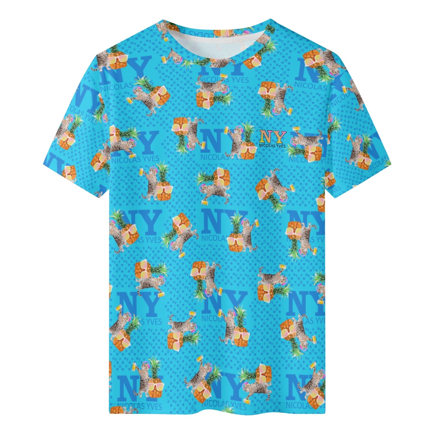 Le T-Shirt Teufeur Bleu Kitsch