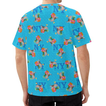 Le T-Shirt Teufeur Bleu Kitsch