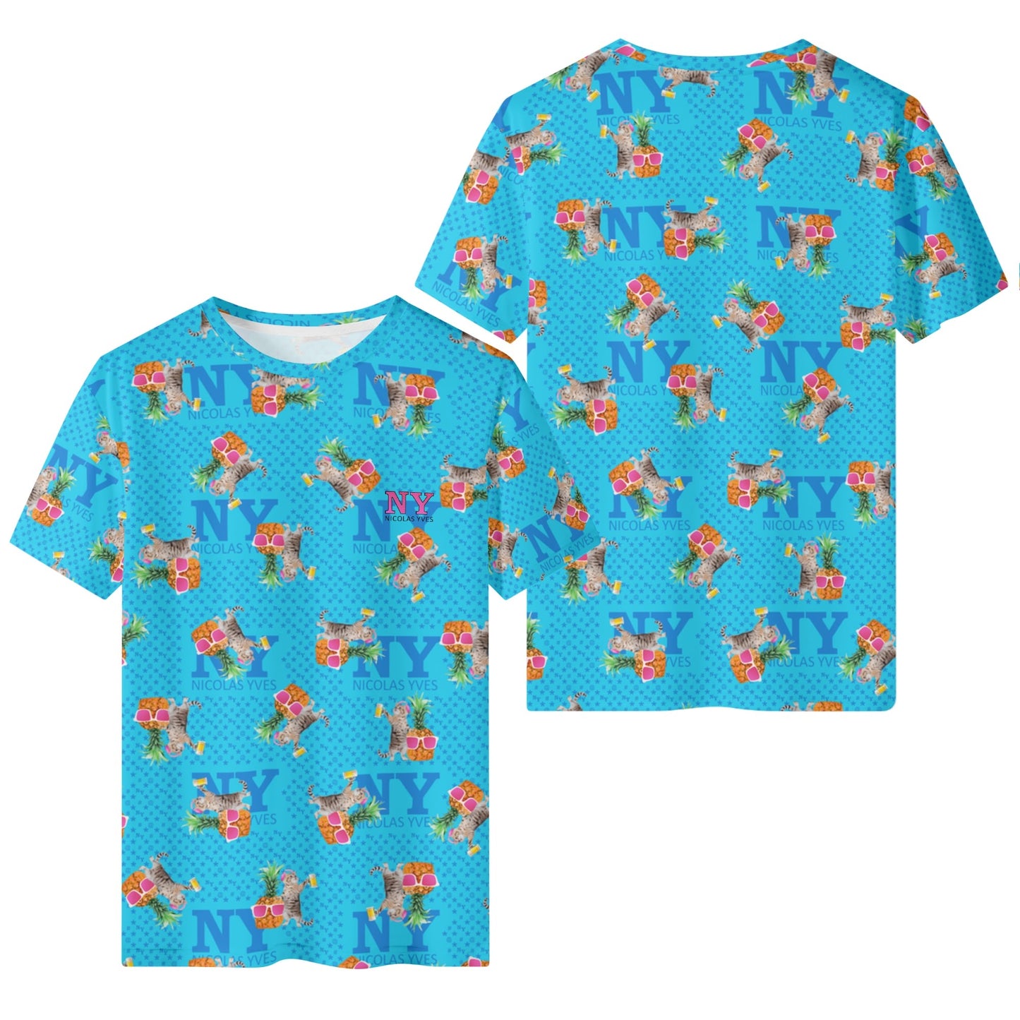Le T-Shirt Teufeur Bleu Kitsch