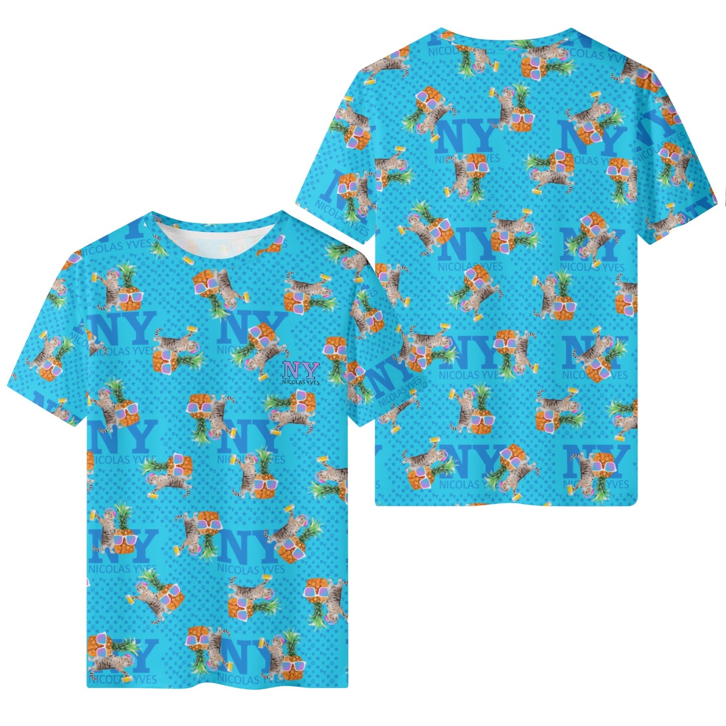 Le T-Shirt Teufeur Bleu Kitsch