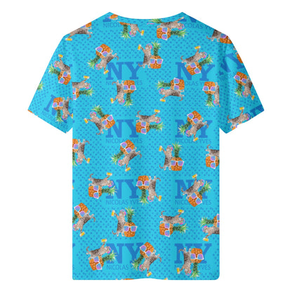 Le T-Shirt Teufeur Bleu Kitsch