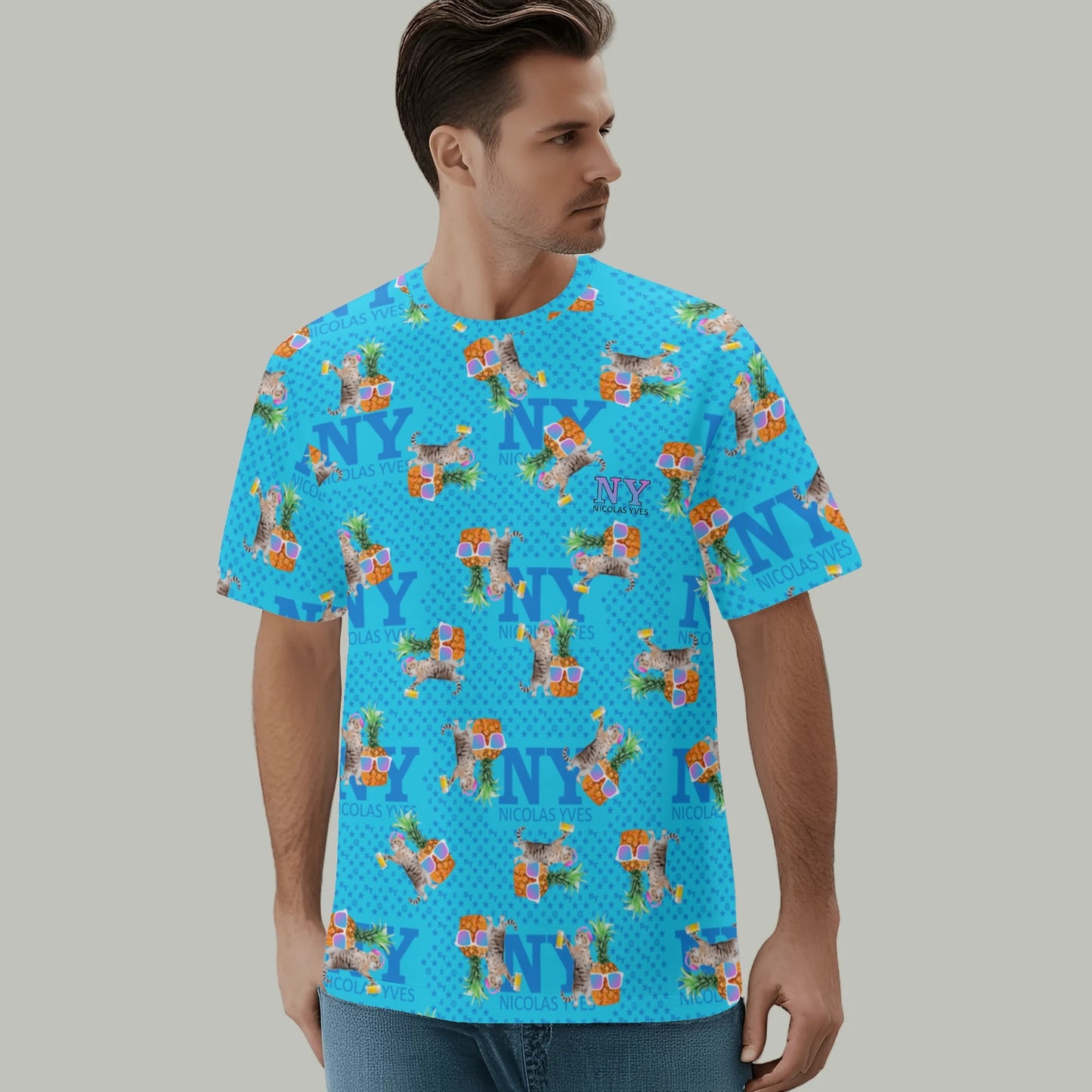 Le T-Shirt Teufeur Bleu Kitsch