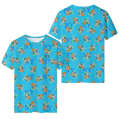 Le T-Shirt Teufeur Bleu Kitsch