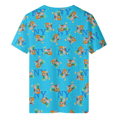 Le T-Shirt Teufeur Bleu Kitsch