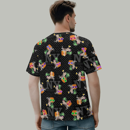 Le T-shirt Noire Kitsch Chananas de Nicolas Yves