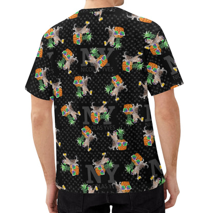 Le T-shirt Noire Kitsch Chananas de Nicolas Yves
