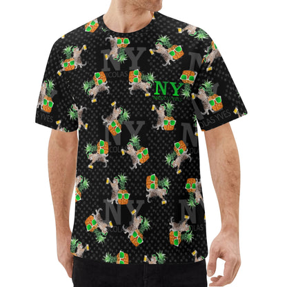 Le T-shirt Noire Kitsch Chananas de Nicolas Yves