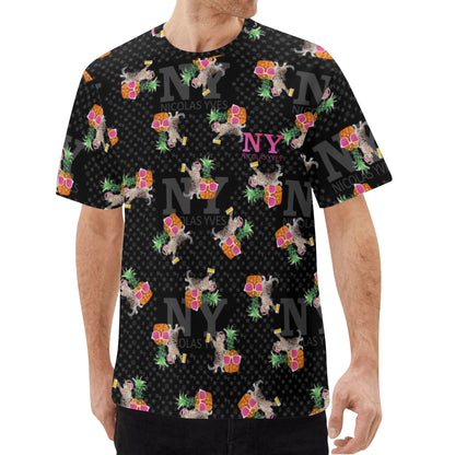 Le T-shirt Noire Kitsch Chananas de Nicolas Yves