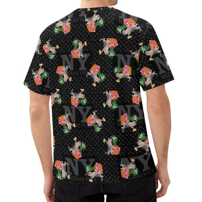 Le T-shirt Noire Kitsch Chananas de Nicolas Yves