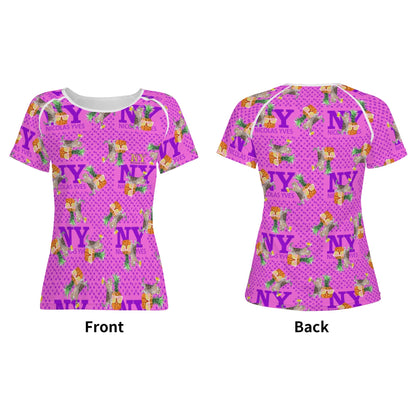 Le T-shirt Teufeuse Chananas Rose Bubblegum NY de Nicolas Yves