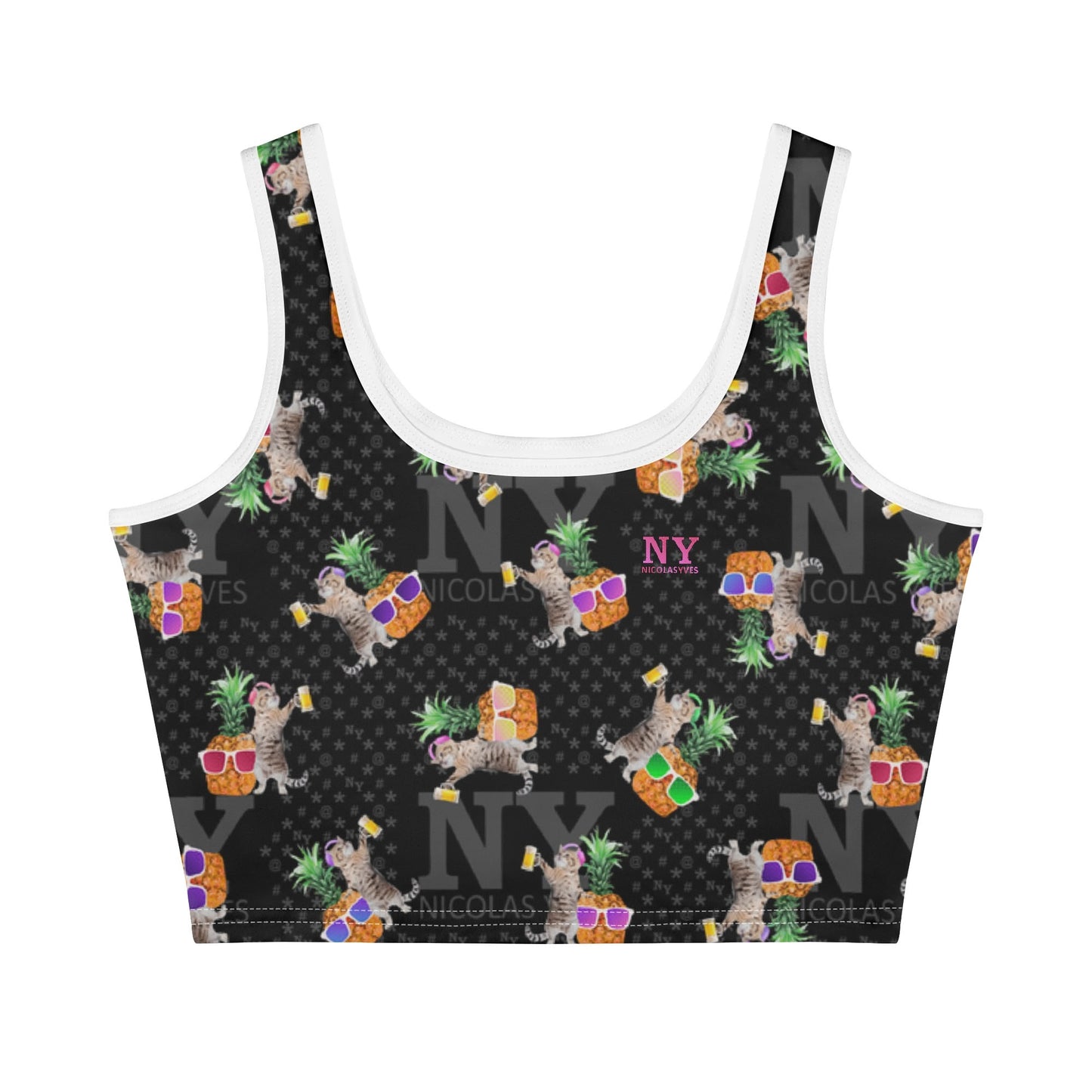 Le Top Crop Top NY de Nicolas Yves - Noir