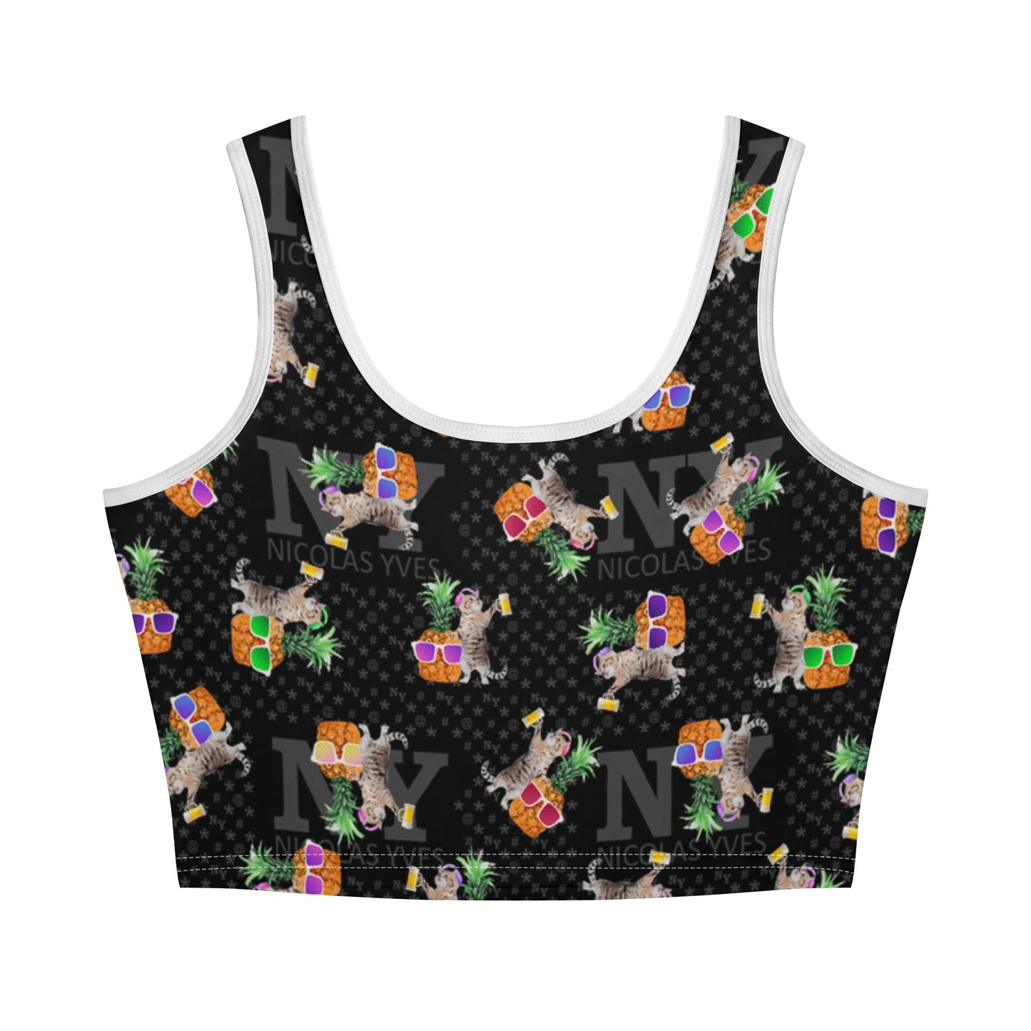 Le Top Crop Top NY de Nicolas Yves - Noir