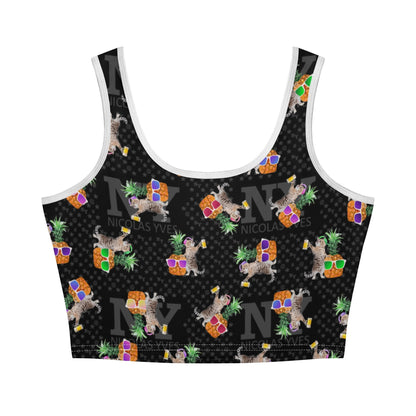 Le Top Crop Top NY de Nicolas Yves - Noir