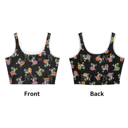 Le Top Crop Top NY de Nicolas Yves - Noir