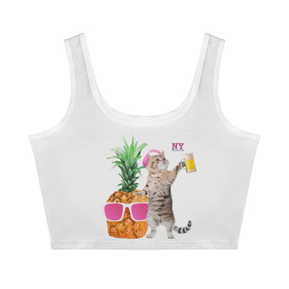Le Top Crop Top NY de Nicolas Yves - Simple Blanc
