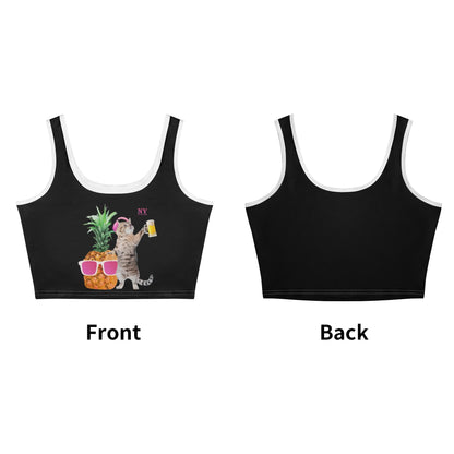 Le Top Crop Top NY de Nicolas Yves - Simple Black